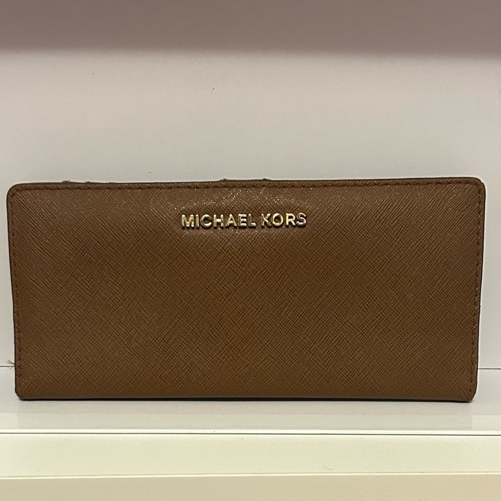 Michael Kors Tan Leather Wallet
